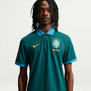 【激レア】ブラジル代表 ポロシャツ ナイキ nike Mサイズ NIKE公式】ブラジル ザ ナイキ ポロ メンズ ナイキ Dri-FIT サッカー